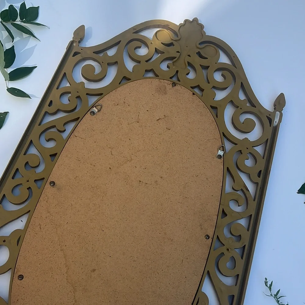 Vintage Ornate Gold Mirror